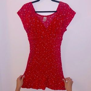 NoBo (Boundaries) Red Mini Sundress